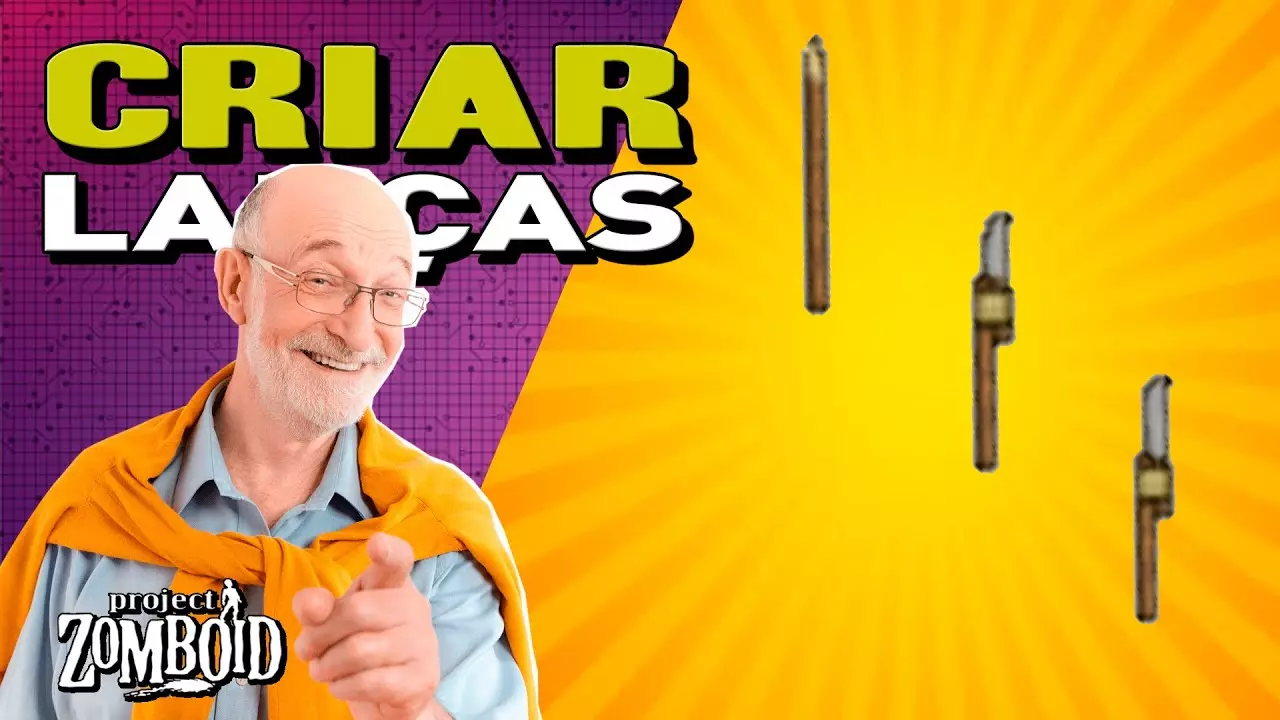 COMO CRIAR UMA LANÇA NO PROJECT ZOMBOID DICAS ZOMBOID